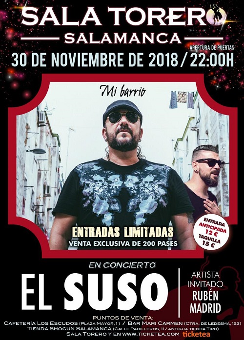 EL SUSO en concierto + RUBÉN MADRID