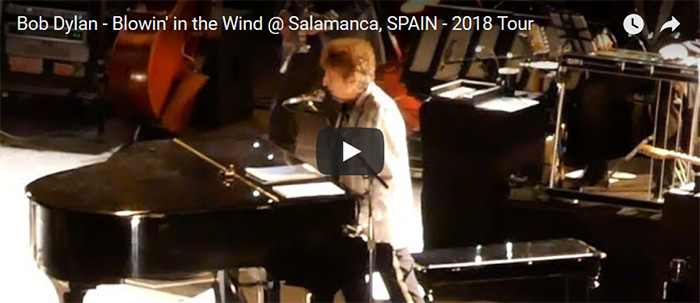 Bob Dylan - Blowin in the Wind Salamanca SPAIN - 2018 Tour