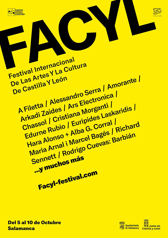 16º Festival Internacional Artes Castilla y León, FÀCYL
