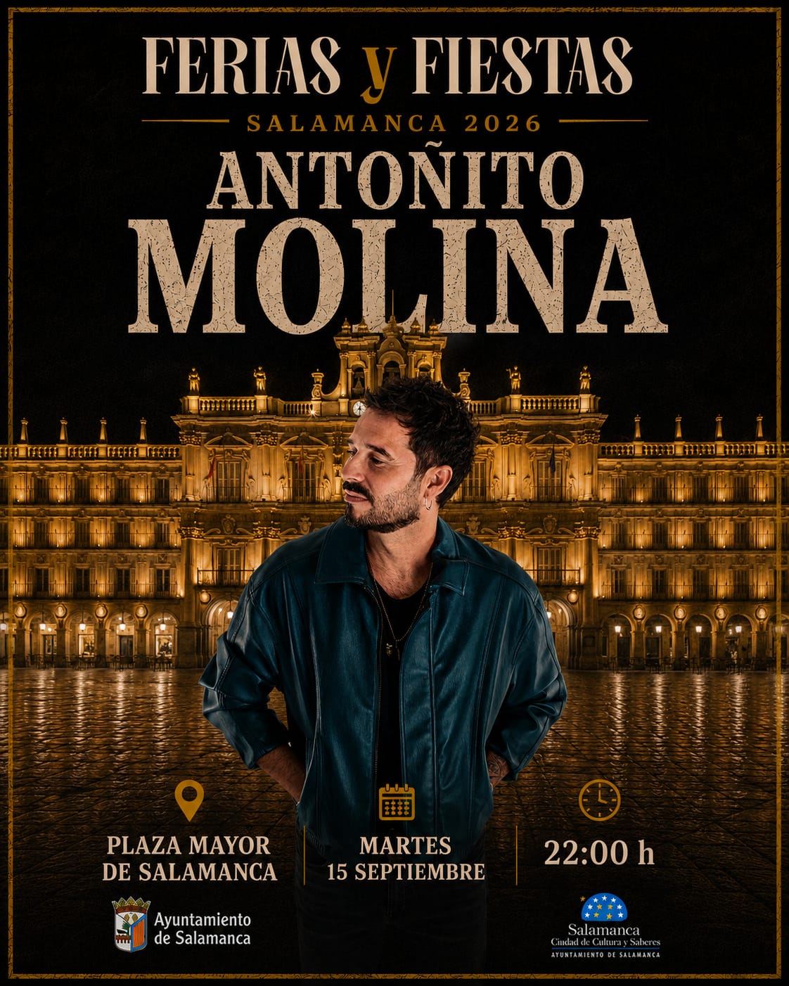 ANTOÑITO MOLINA - Fiestas de Salamanca 2026