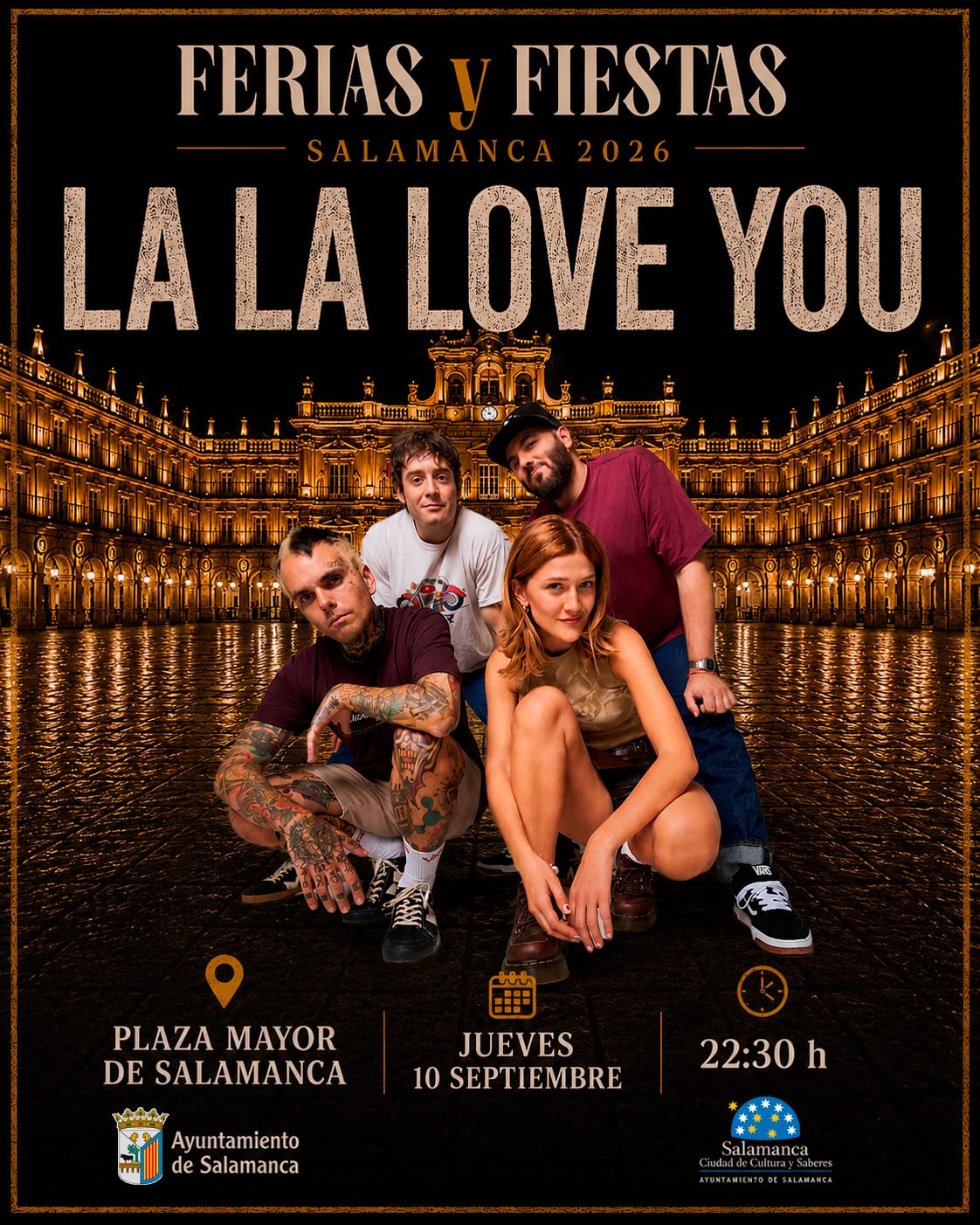 LA LA LOVE YOU - Fiestas de Salamanca 2026