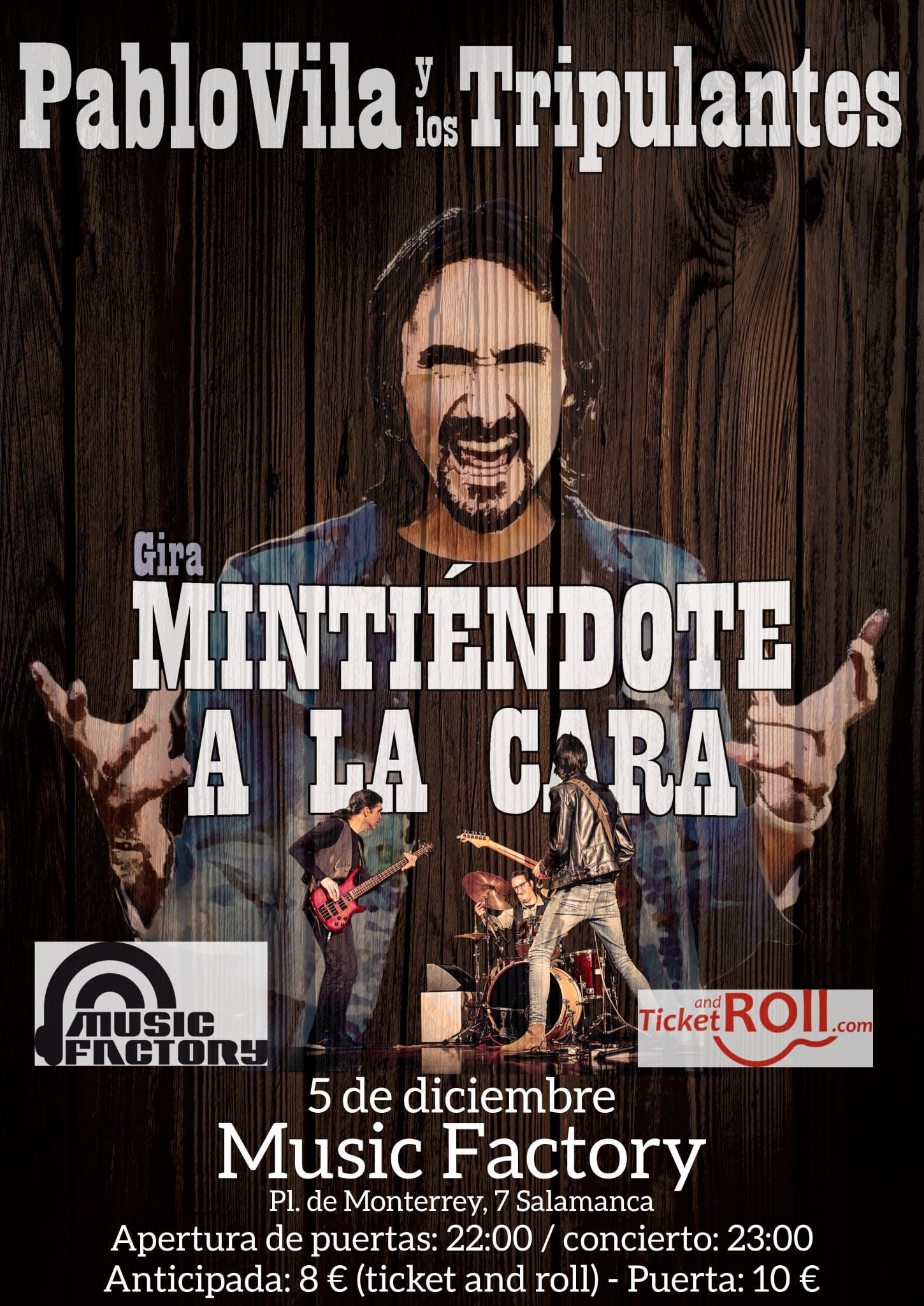 PABLO VILA y los Tripulantes - Gira Mintiéndote a la cara