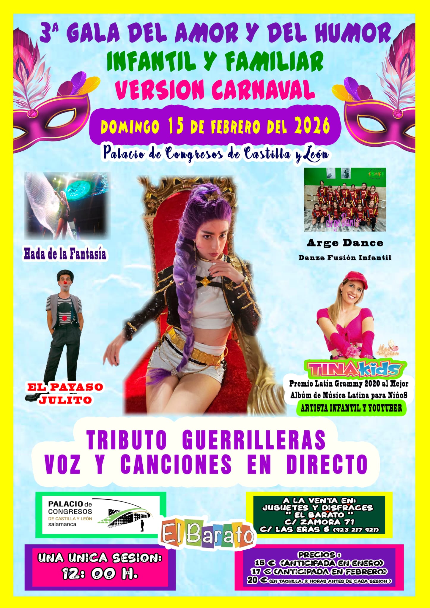 III Gala del Amor y del Humor Infantil y Familiar 2026 - Versión Carnaval