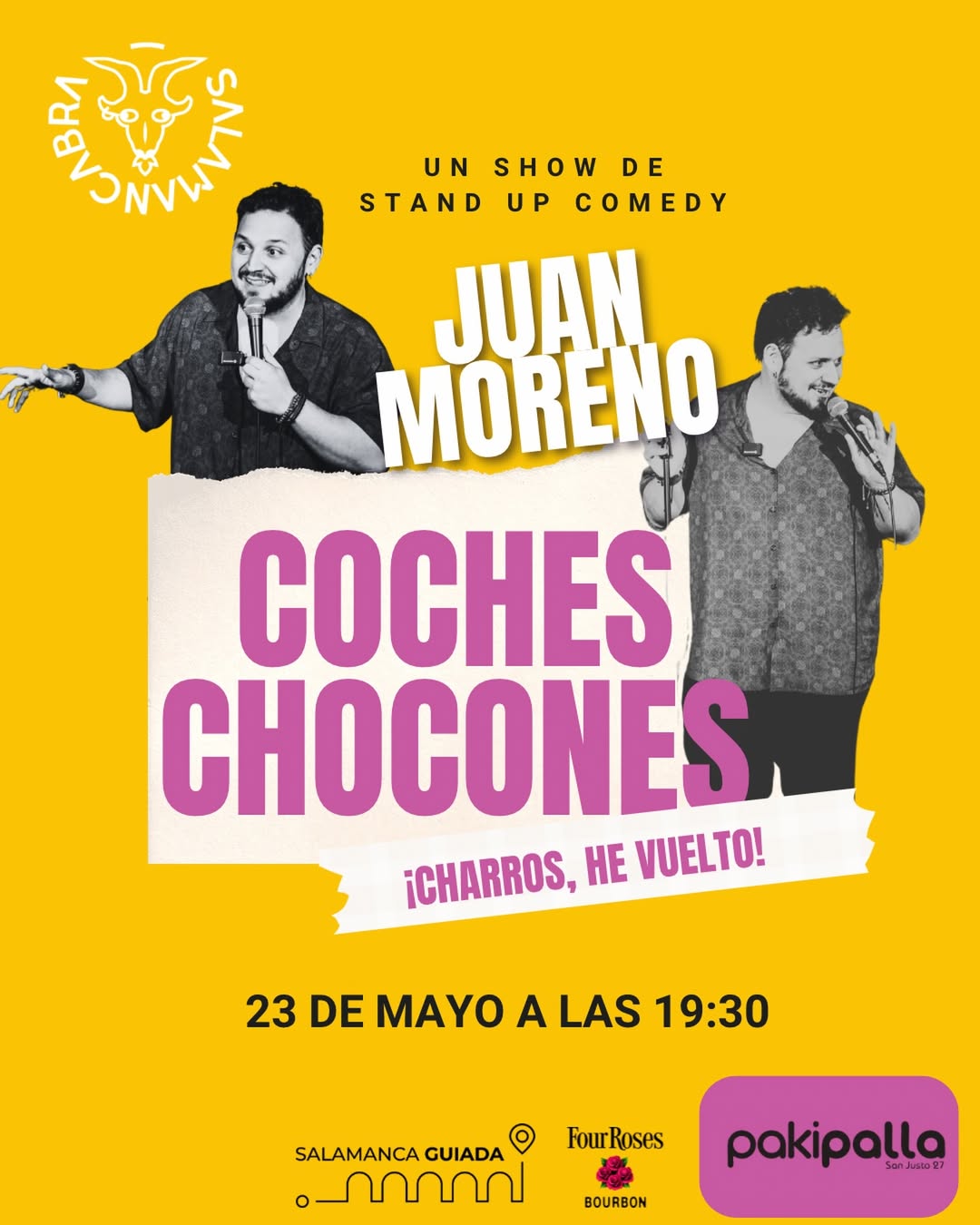 SalamanCabra Comedy: JUAN MORENO '¡Charros, he vuelto!'