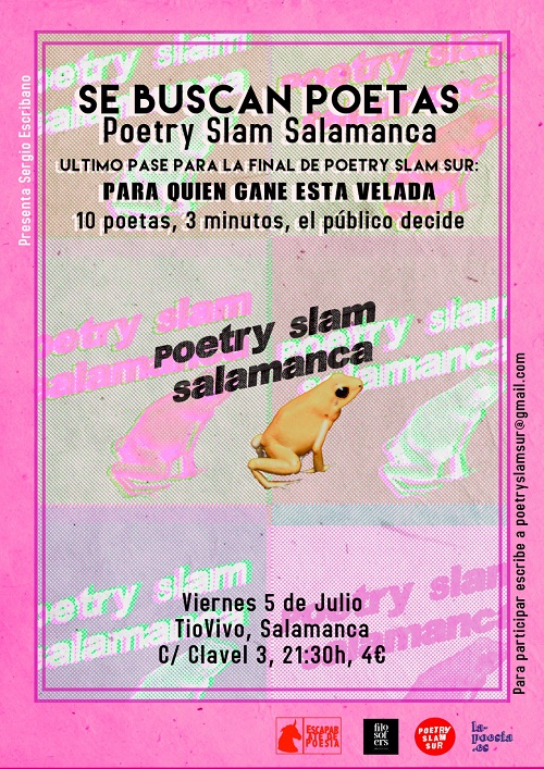SE BUSCAN POETAS Poetry Slam Salamanca